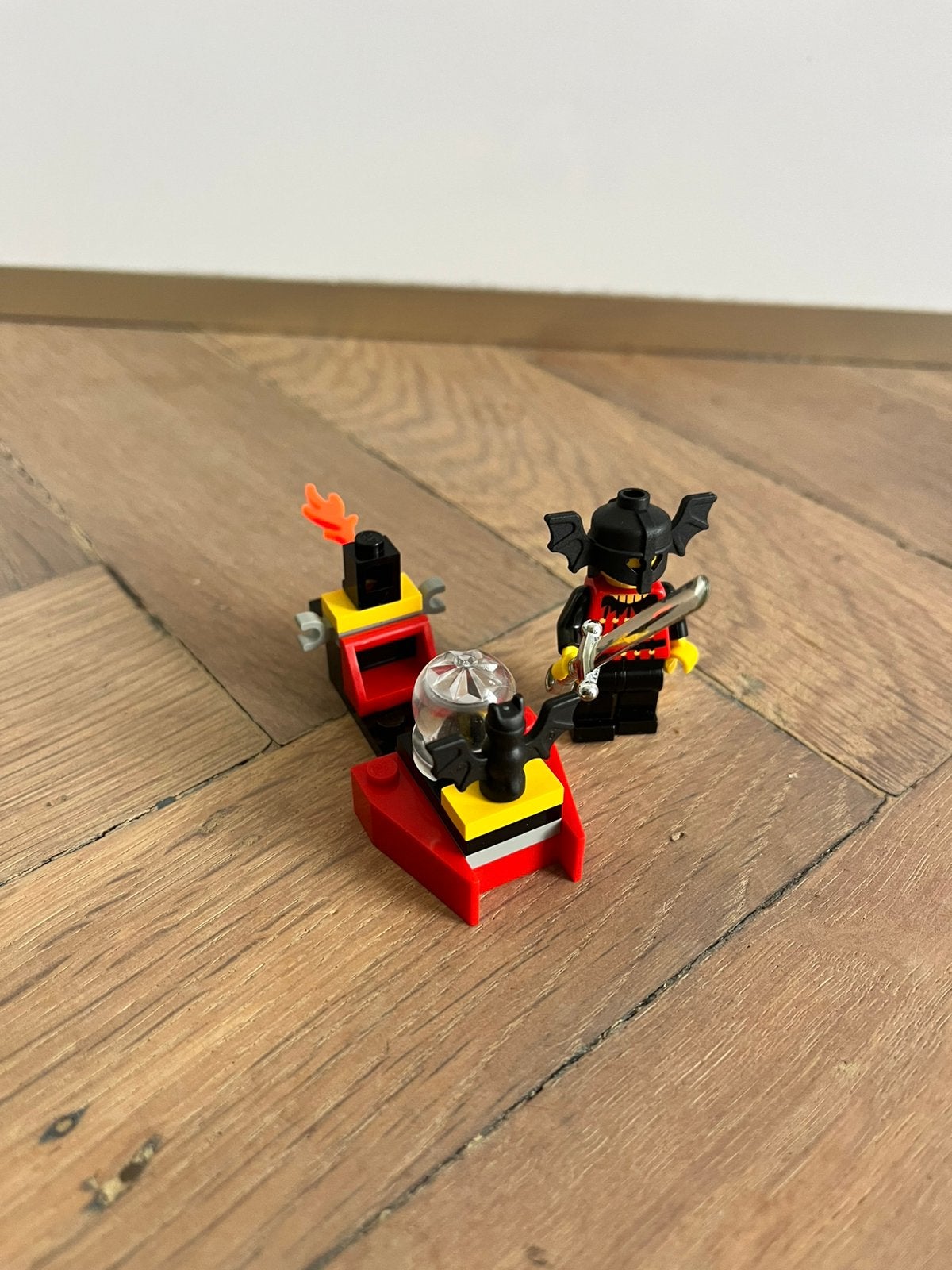LEGO Castle 2848 Fright Knights Flying Machine vintage bat, Lego, Ophalen of Verzenden, Zo goed als nieuw, Castle