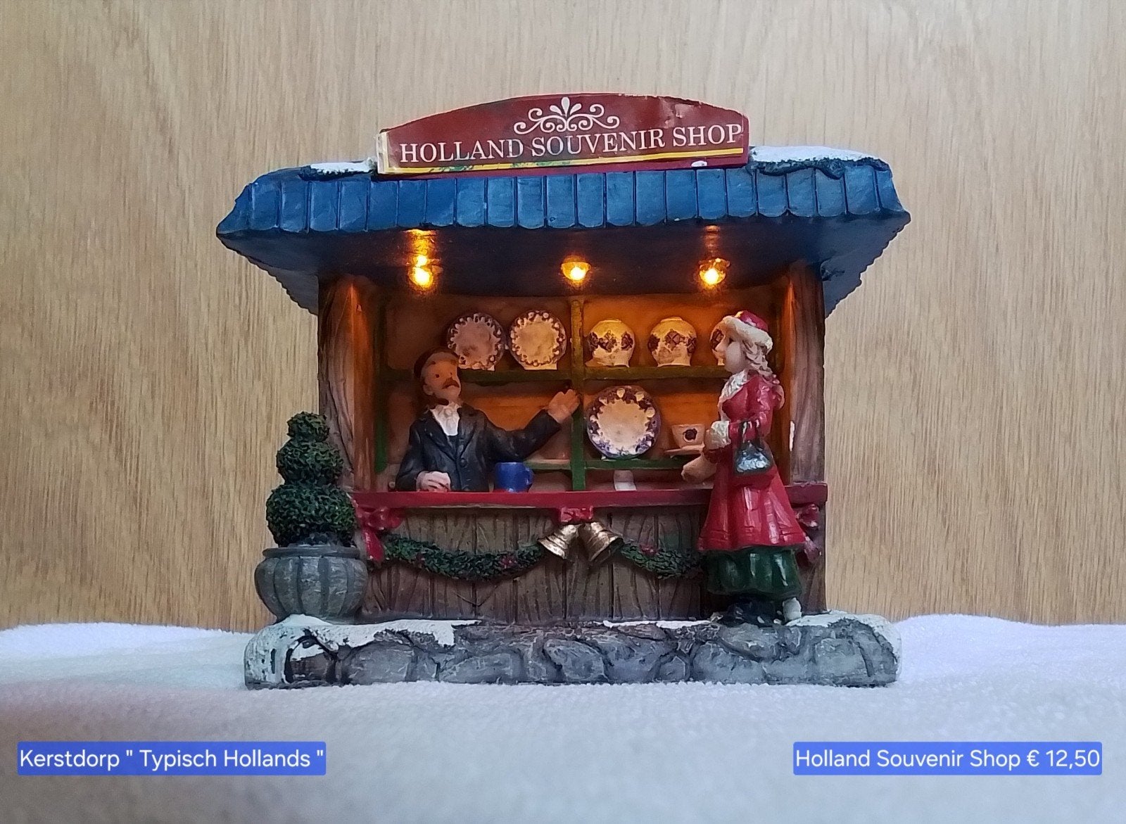 Kerstdorp " Holland Souvenir Shop ", Ophalen, Zo goed als nieuw