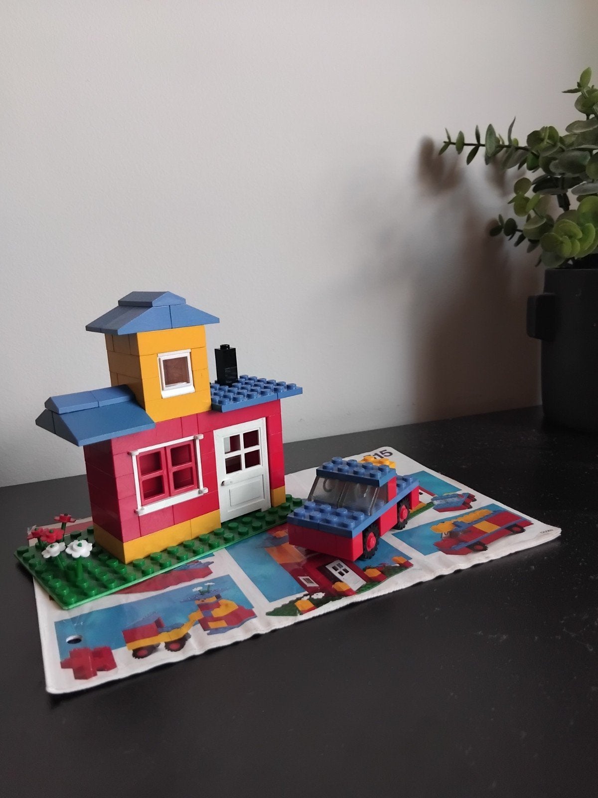 LEGO Basic 515 - Huis met Auto, Kinderen en Baby's, Speelgoed | Duplo en Lego, Zo goed als nieuw, Lego, Complete set, Compleet