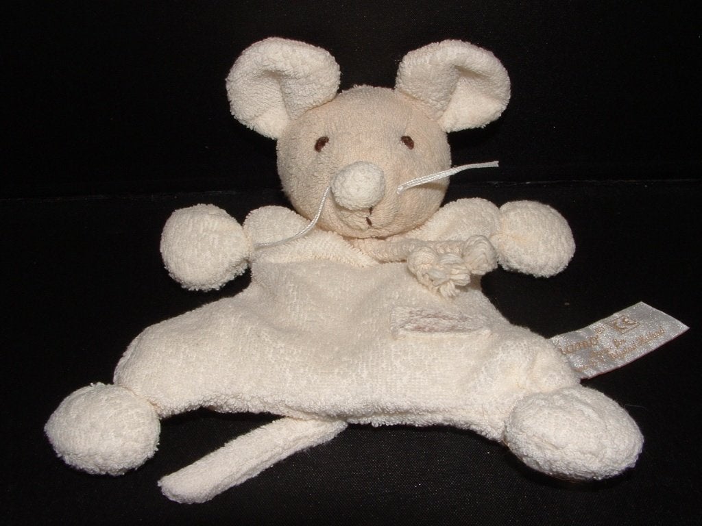 TIAMO MUIS KNUFFELDOEK BADSTOF WIT MET BEIGE HOOFDJE, Ophalen of Verzenden, Nieuw, Overige typen