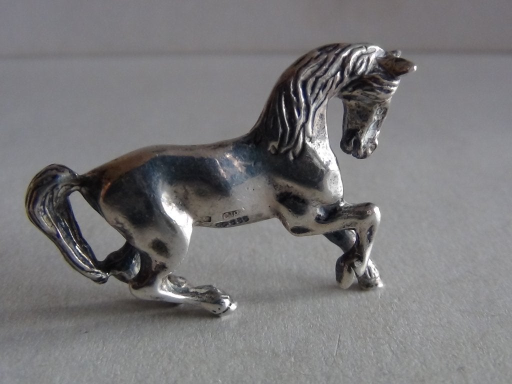 Miniatuur zilver L1e paard zilveren miniaturen, Verzenden, Zilver