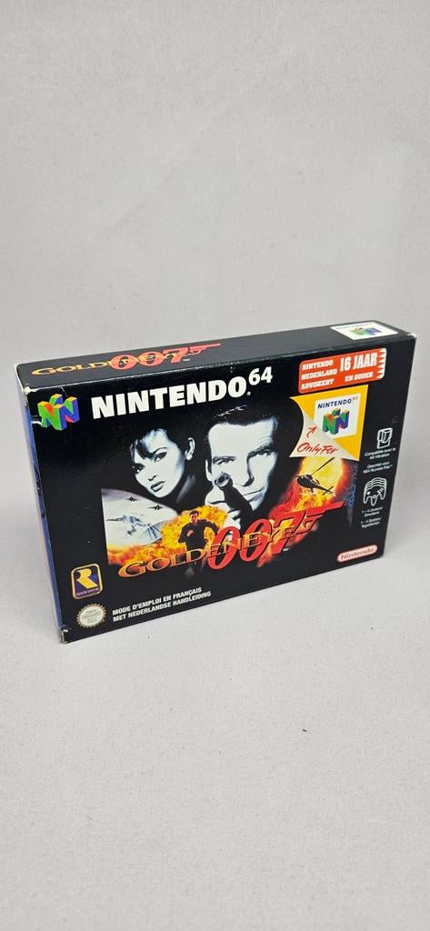 GoldenEye 007 N64 - Compleet in doos (CIB), Gebruikt, Shooter, Eén computer, Ophalen of Verzenden