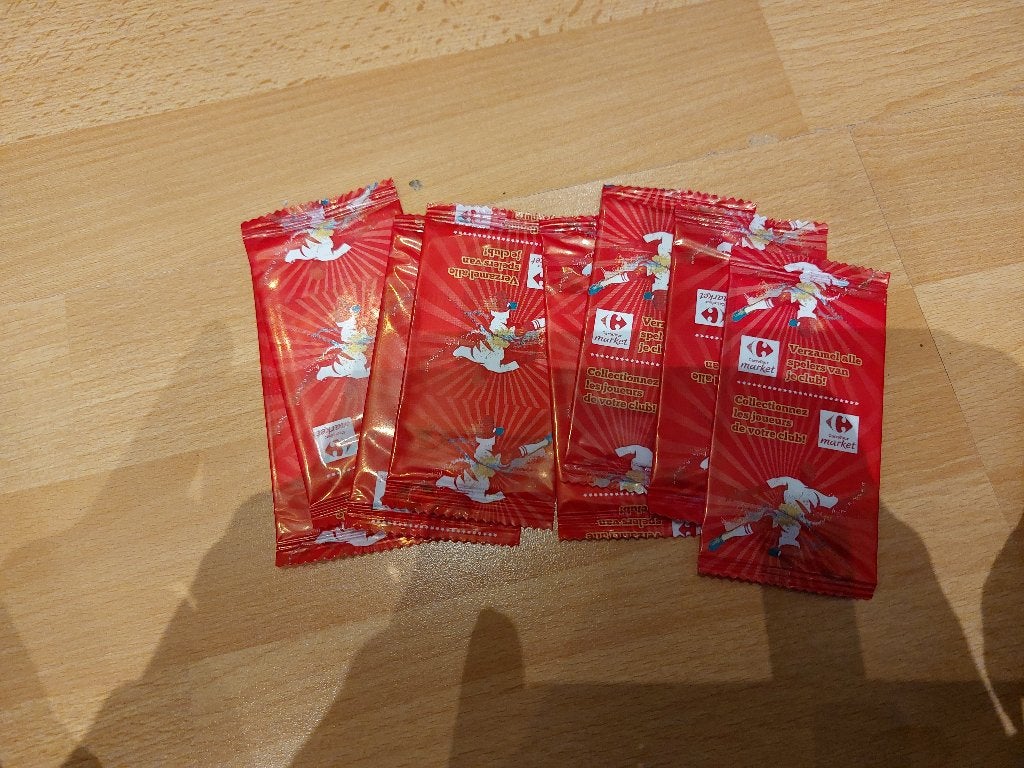 Carrefour market voetbal zakje 8x, Verzamelen, Ophalen, Nieuw, Sport