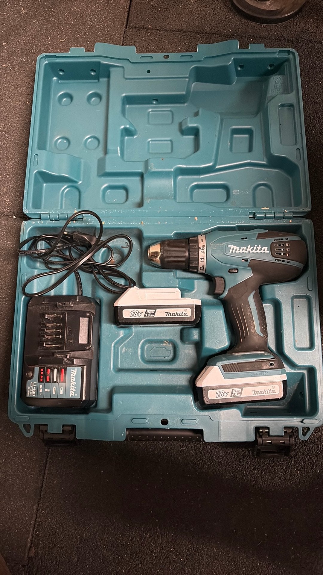 Makita DF457D boor-/schroefmachine, Ophalen of Verzenden, Gebruikt, Minder dan 400 watt, Boor- en Schroefmachine