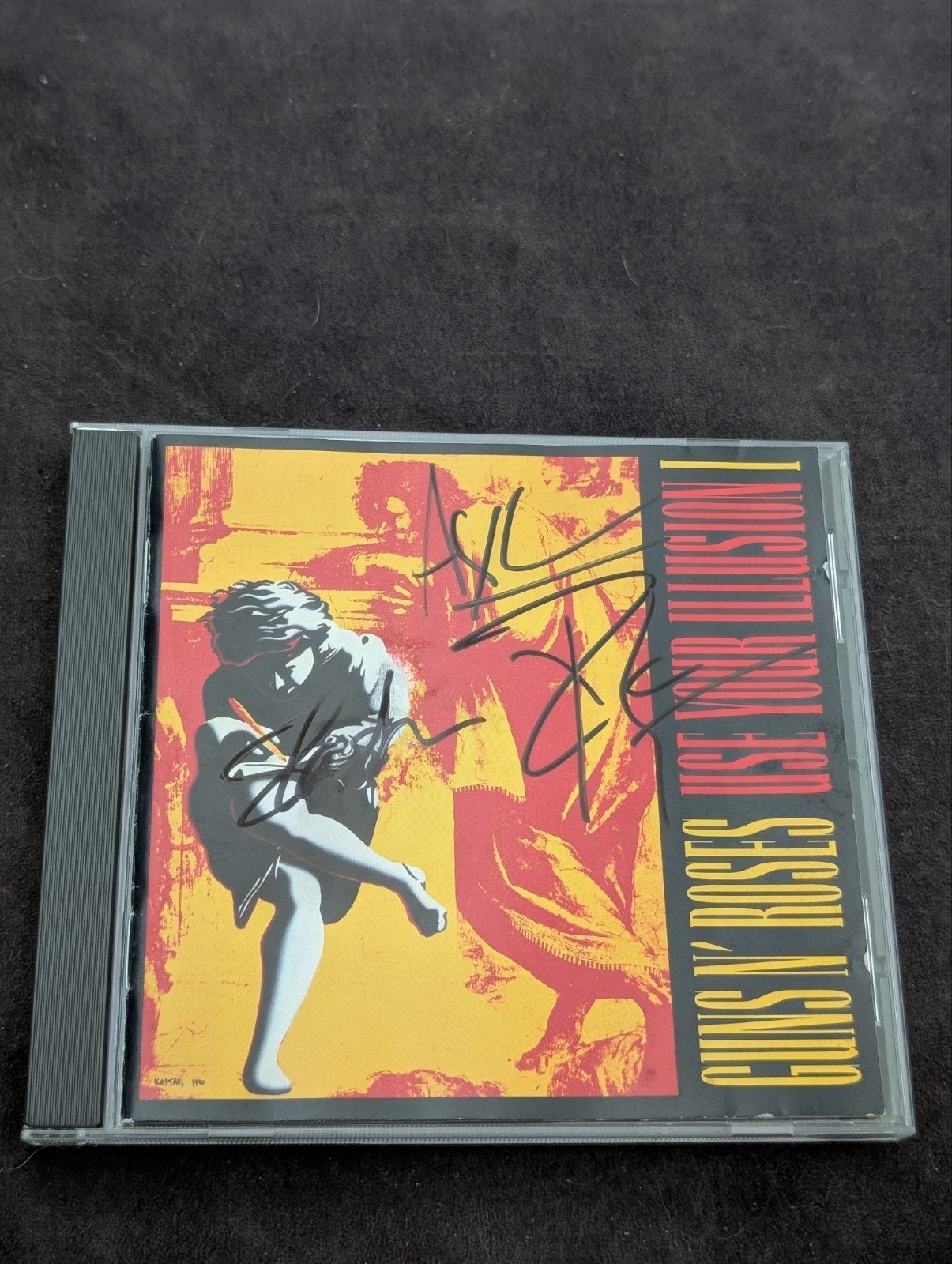 Guns N' Roses - Use Your Illusion 1 gesigneerd, Verzenden, Hard Rock, Zo goed als nieuw, Gesigneerd
