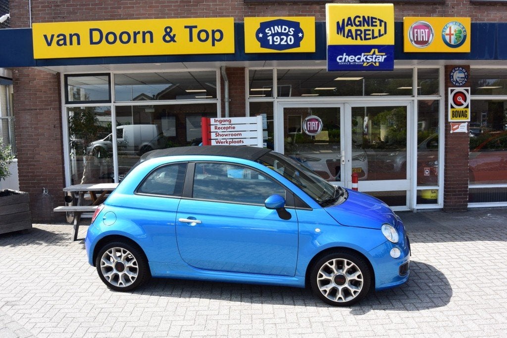 Fiat 500C 0.9 TWINAIR Sport Cabriolet / Airco / APK, Auto's, 86 pk, Gebruikt, Handgeschakeld, Elektrische ramen