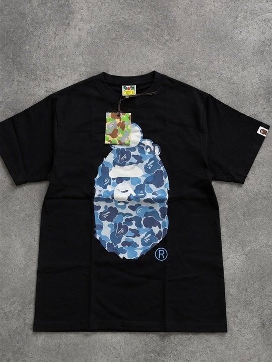 BAPE T-shirt met Camo Ape Head - Maat L - Nieuw, Kleding | Heren, Ophalen of Verzenden, Nieuw, Maat 52/54 (L), Zwart