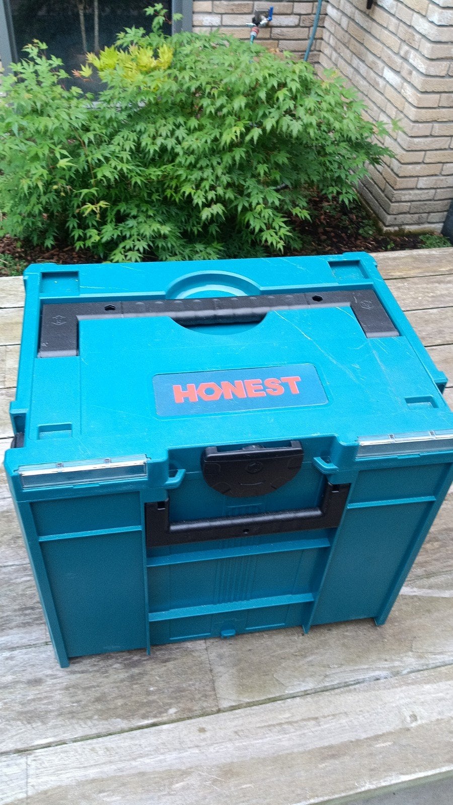 Opbergkoffer 40x30x35 cm voor bijvoorbeeld cirkelzaag, Ophalen of Verzenden, Gebruikt