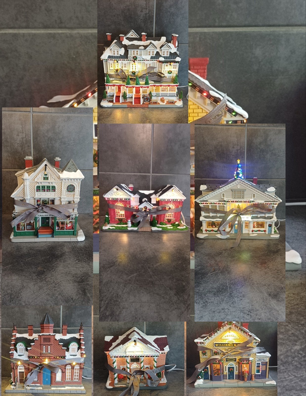 Lemax Norman Rockwell complete serie, Diversen, Ophalen, Zo goed als nieuw