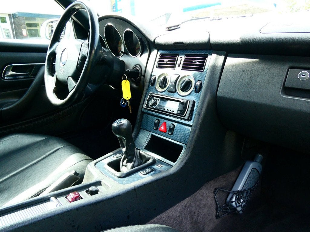 Mercedes-Benz SLK-klasse 200 136pk Opknapper Dak gaat niet o, Auto's, Euro 2, 1998 cc, Gebruikt, Zwart