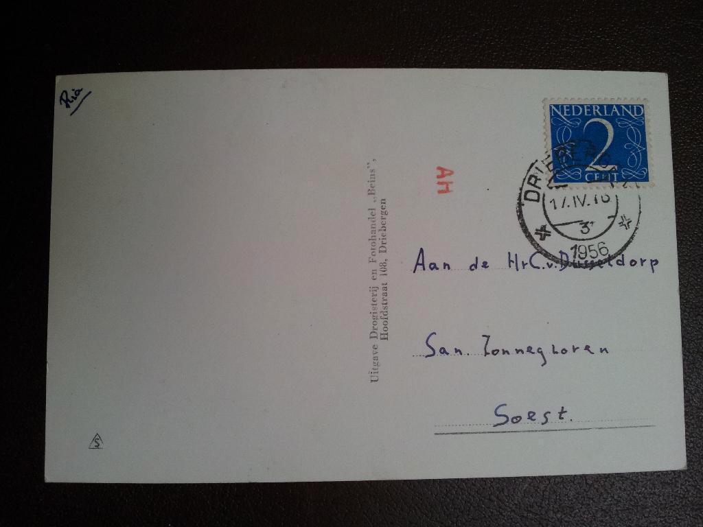 Ansichtkaarten oud. met handstempel Driebergen zwart-wit, Ophalen of Verzenden, Overige typen