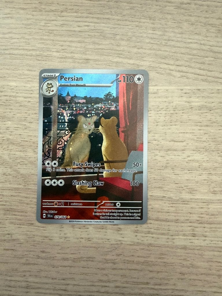 Persian #78 Pokemon Shrouded Fable, Ophalen of Verzenden, Nieuw, Losse kaart, Foil