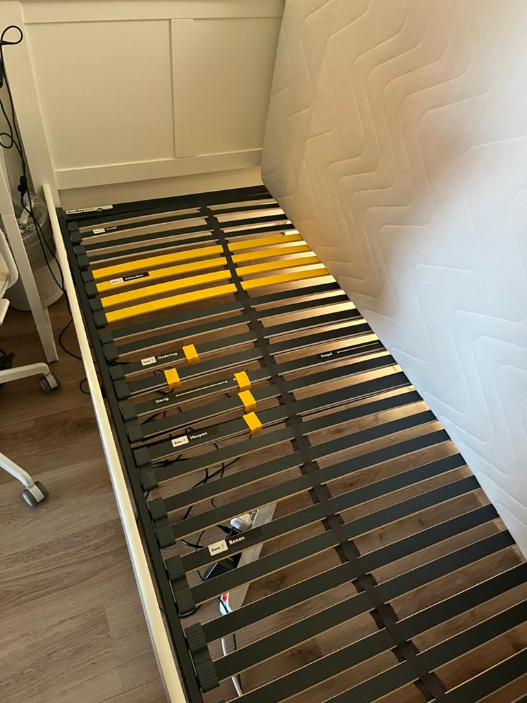 Bed 1 persoons inclusief lattenbodem 90x200 Beter Bed zgan, Huis en Inrichting, Slaapkamer | Bedden, Ophalen, 90 cm, Eenpersoons