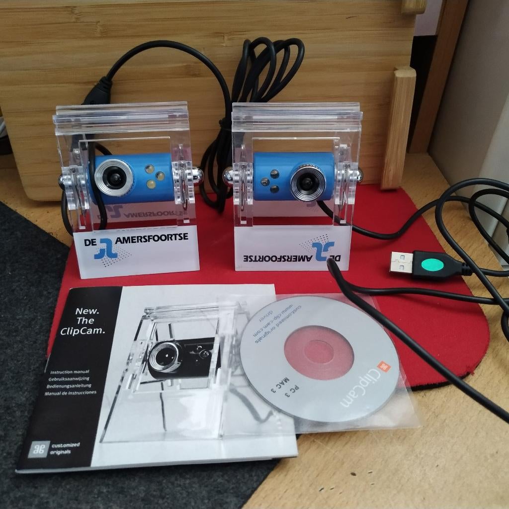 Webcam Clipcam, Computers en Software, Webcams, Ophalen of Verzenden, Nieuw, Bedraad