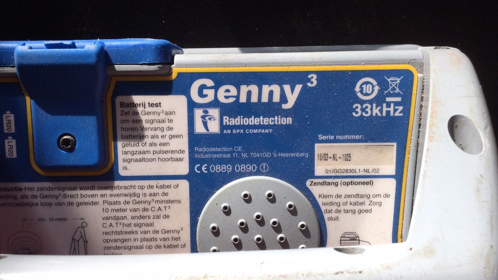 Radiodetection Genny3 33kHZ, Audio, Tv en Foto, Ophalen of Verzenden, Gebruikt