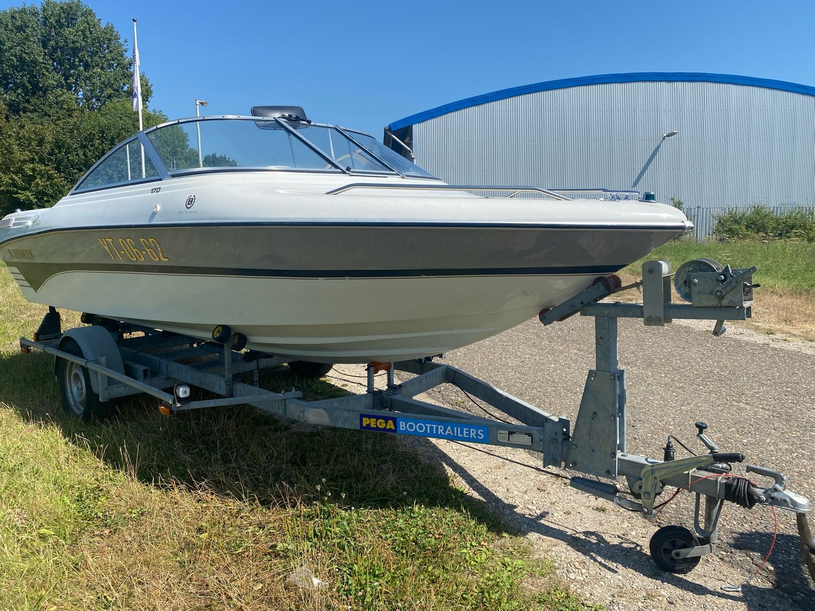 Renken 170 Classic Speedboot met trailer, Ophalen, Overige merken, Gebruikt, 70 tot 120 pk