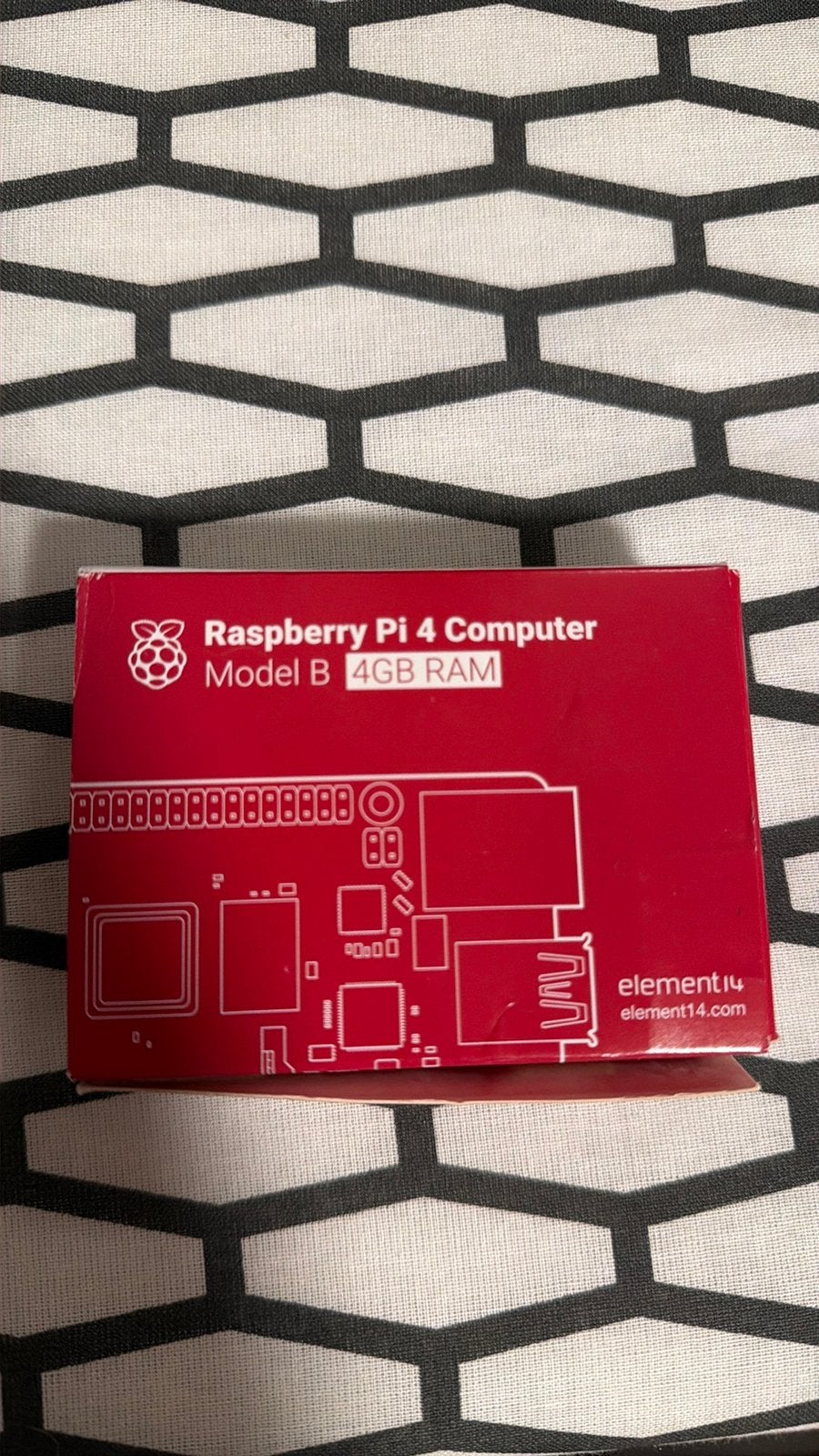Raspberry pi 4 Model B 4GB ram, Ophalen