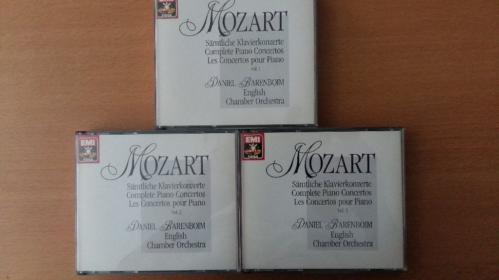 Mozart -The Complete Piano Concertos volume 1, 2 en 3, Ophalen, Classicisme, Gebruikt, Overige typen
