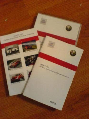Alfa Romeo range originele persmap '97 '00 '03 '07 '08 '09, Ophalen of Verzenden, Zo goed als nieuw, Alfa Romeo