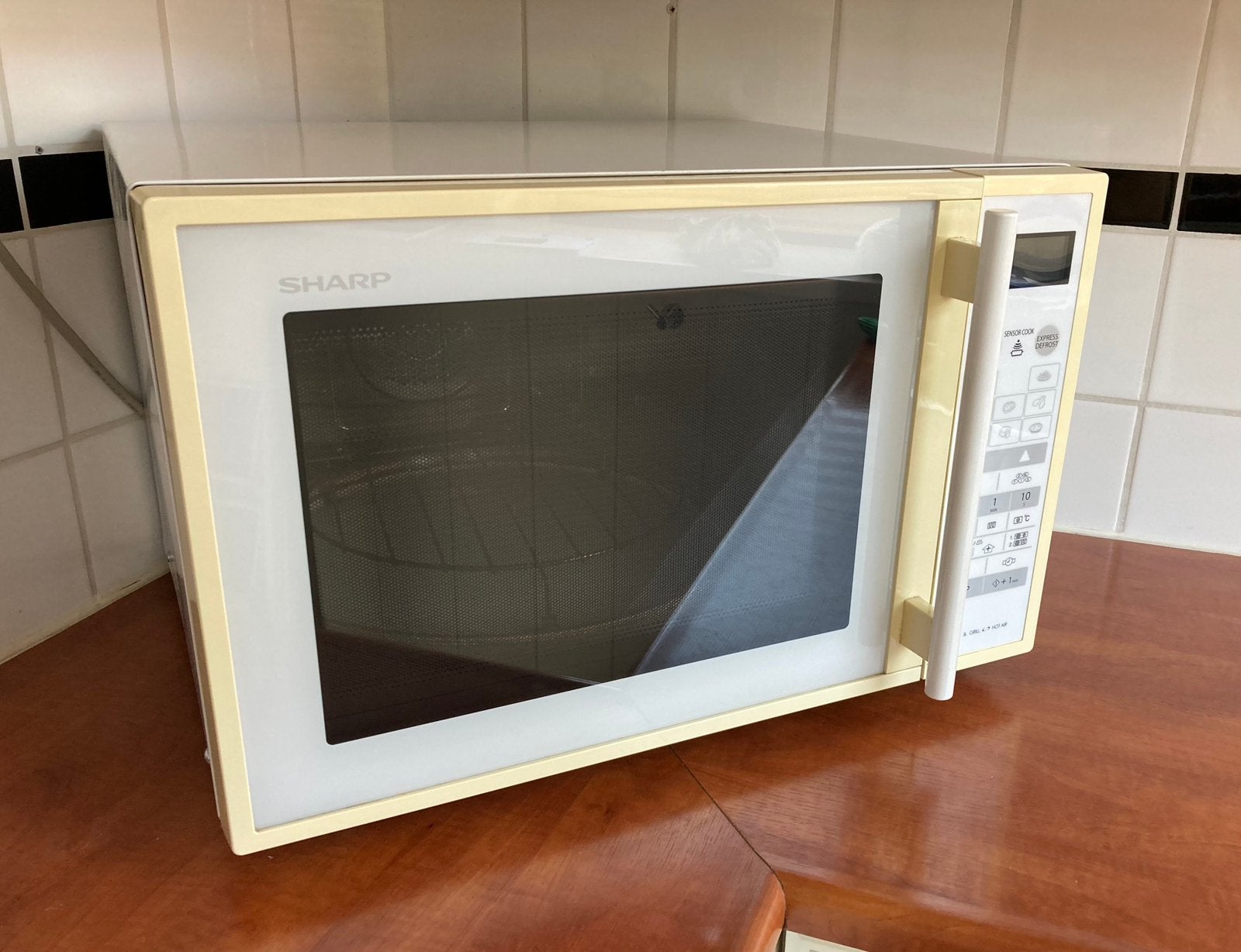 Sharp Magnetron Oven Combi, Witgoed en Apparatuur, Magnetrons, Ophalen, Combimagnetron, Gebruikt, Draaiplateau