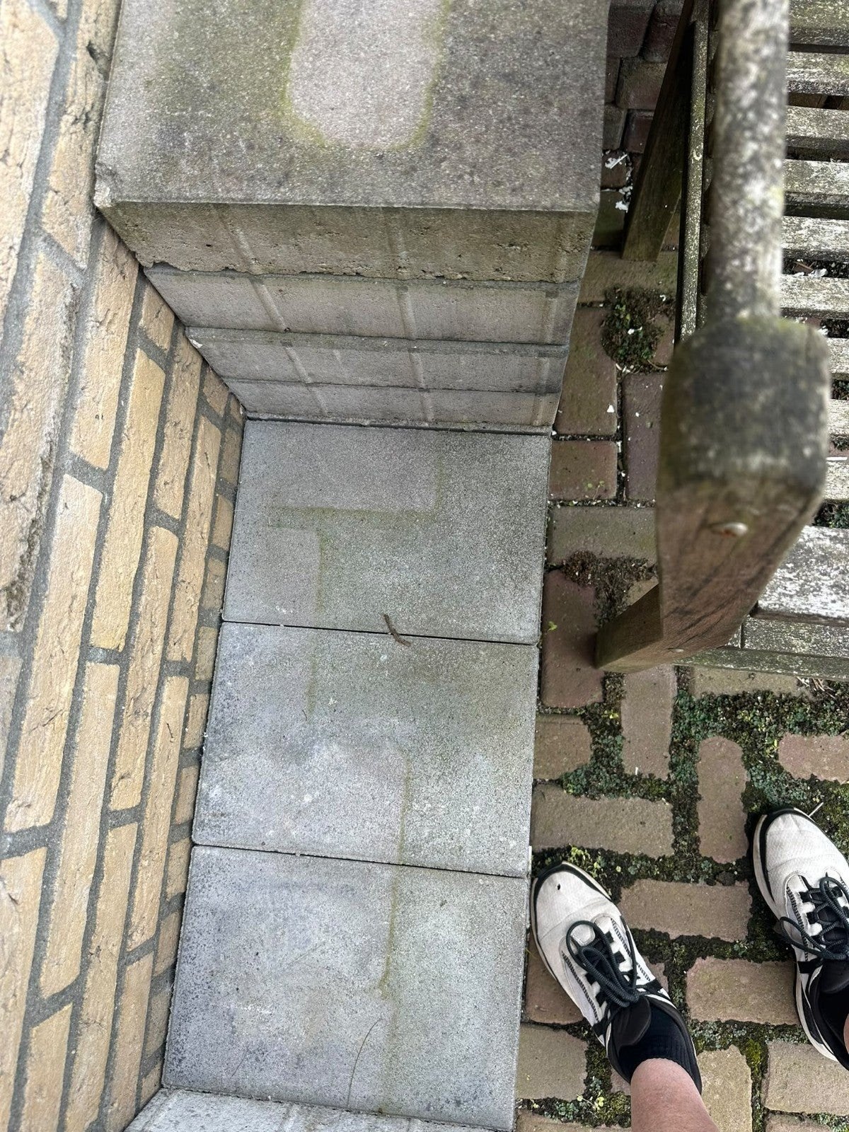 Tegels 30x20x8cm, Ophalen, Gebruikt, 5 tot 10 m², Beton