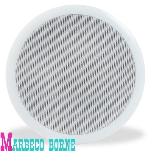Luidspreker,Plafondspeaker 100Volt 8inch Basic Wit, Audio, Tv en Foto, Overige merken, Overige typen, Info@marbeco.nl, Minder dan 60 watt