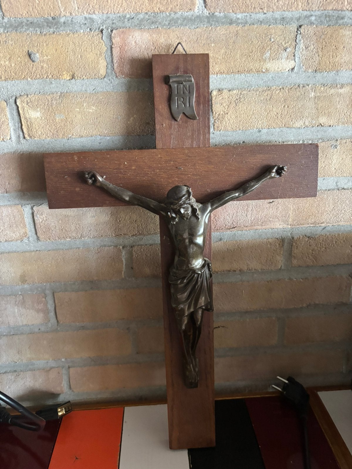 Kruis met jezus beeldje, Antiek en Kunst, Ophalen