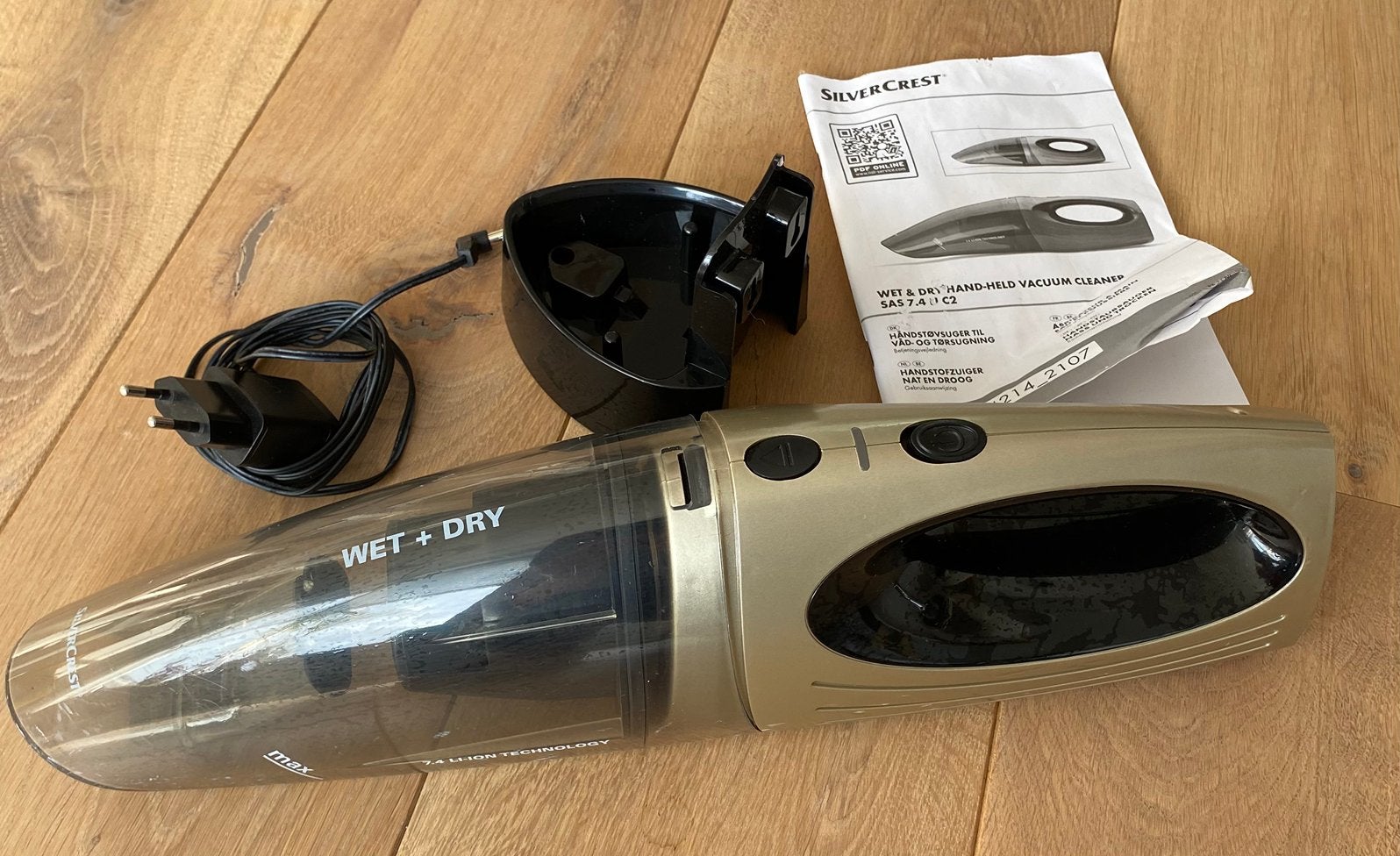 Handstofzuiger wet en dry, Witgoed en Apparatuur, Ophalen of Verzenden, Gebruikt