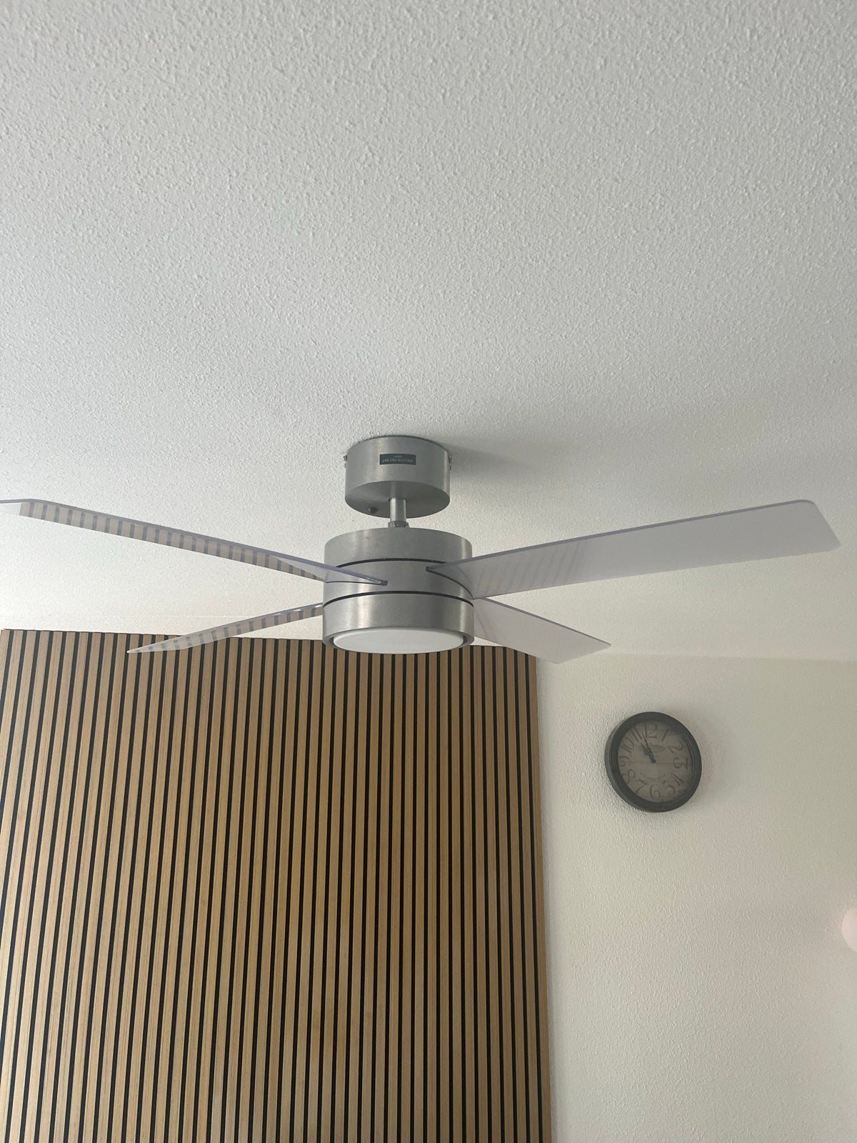 Jan de Bouvrie Plafondventilator, Witgoed en Apparatuur, Ventilatoren, Ophalen, Ventilator met afstandsbediening, Gebruikt, Plafondventilator