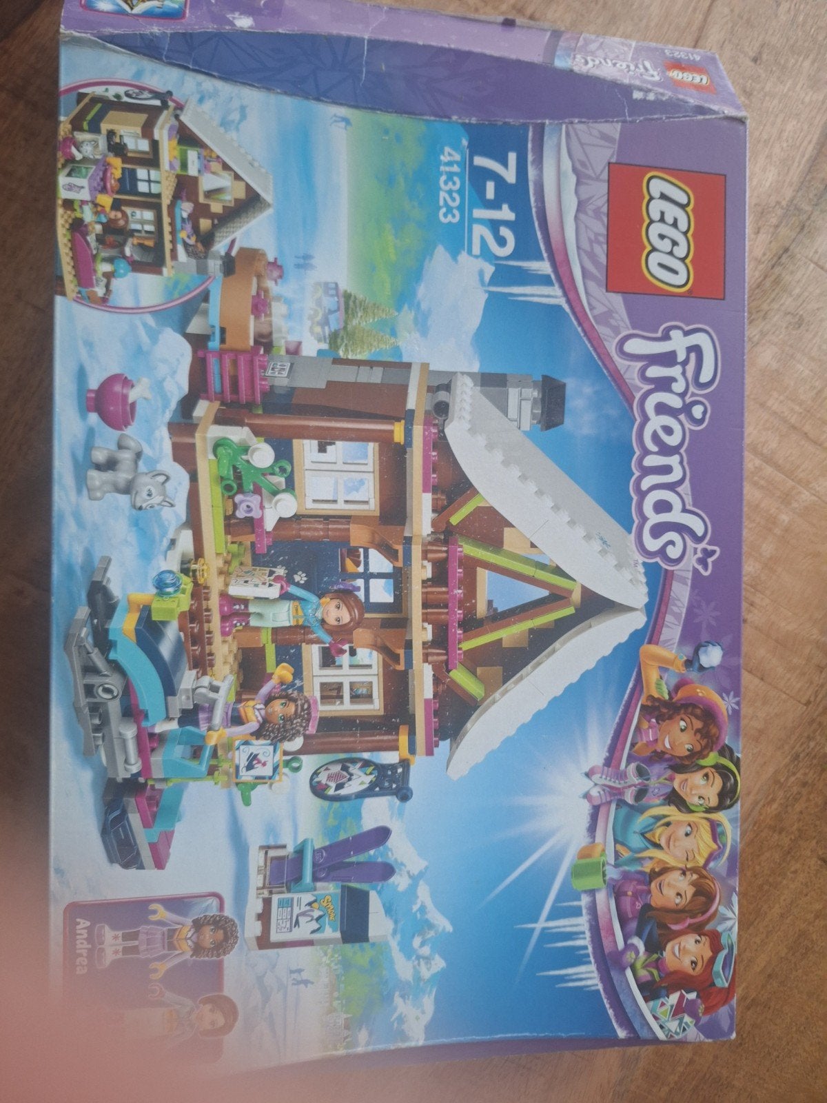 te koop lego friends wintersport chalet 41323, Compleet, Gebruikt, Lego, Friends