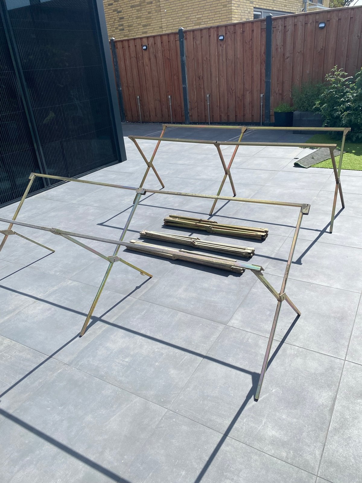 Markttafel Onderstellen - Opvouwbaar (5 stuks, Ophalen, Gebruikt, 100 tot 150 cm, 50 tot 100 cm