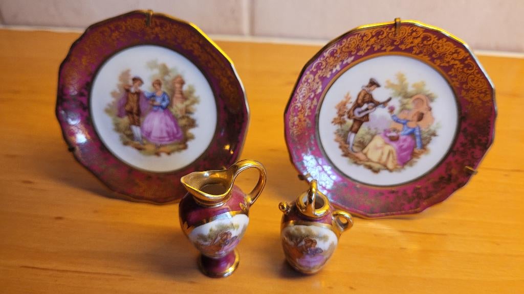 Limoges Porselain/Porselein, Ophalen of Verzenden