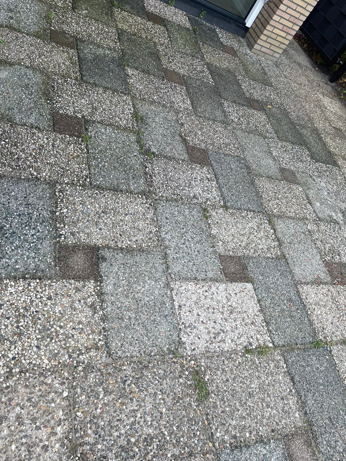 Grind tegels, Tuin en Terras, Ophalen, Gebruikt, 10 m² of meer, Beton