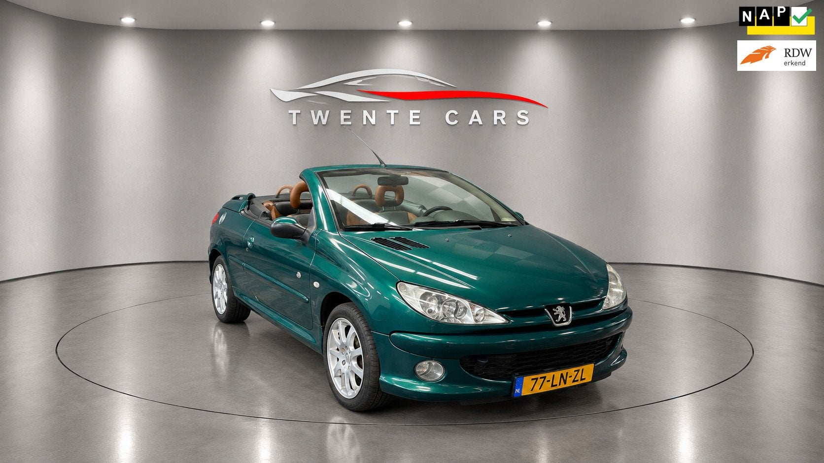 Peugeot 206 CC 2.0-16V Roland Garros | Nieuwe APK |, 136 pk, Gebruikt, 4 cilinders, Cabriolet