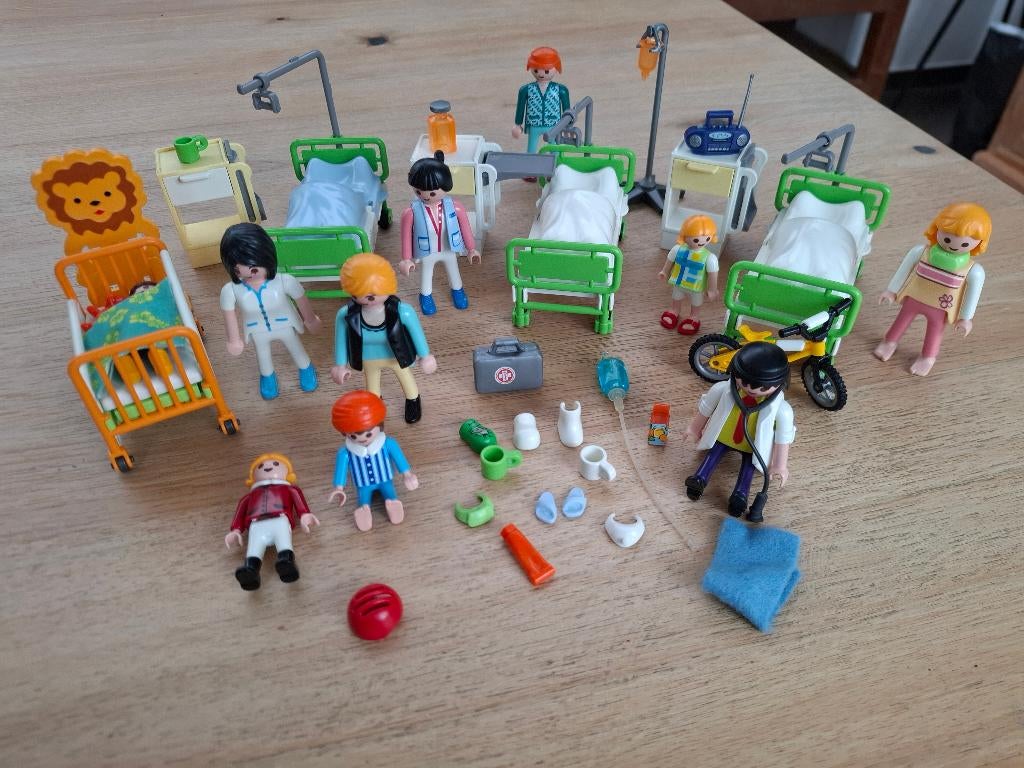 ziekenhuisbedden Playmobil, Ophalen of Verzenden, Gebruikt