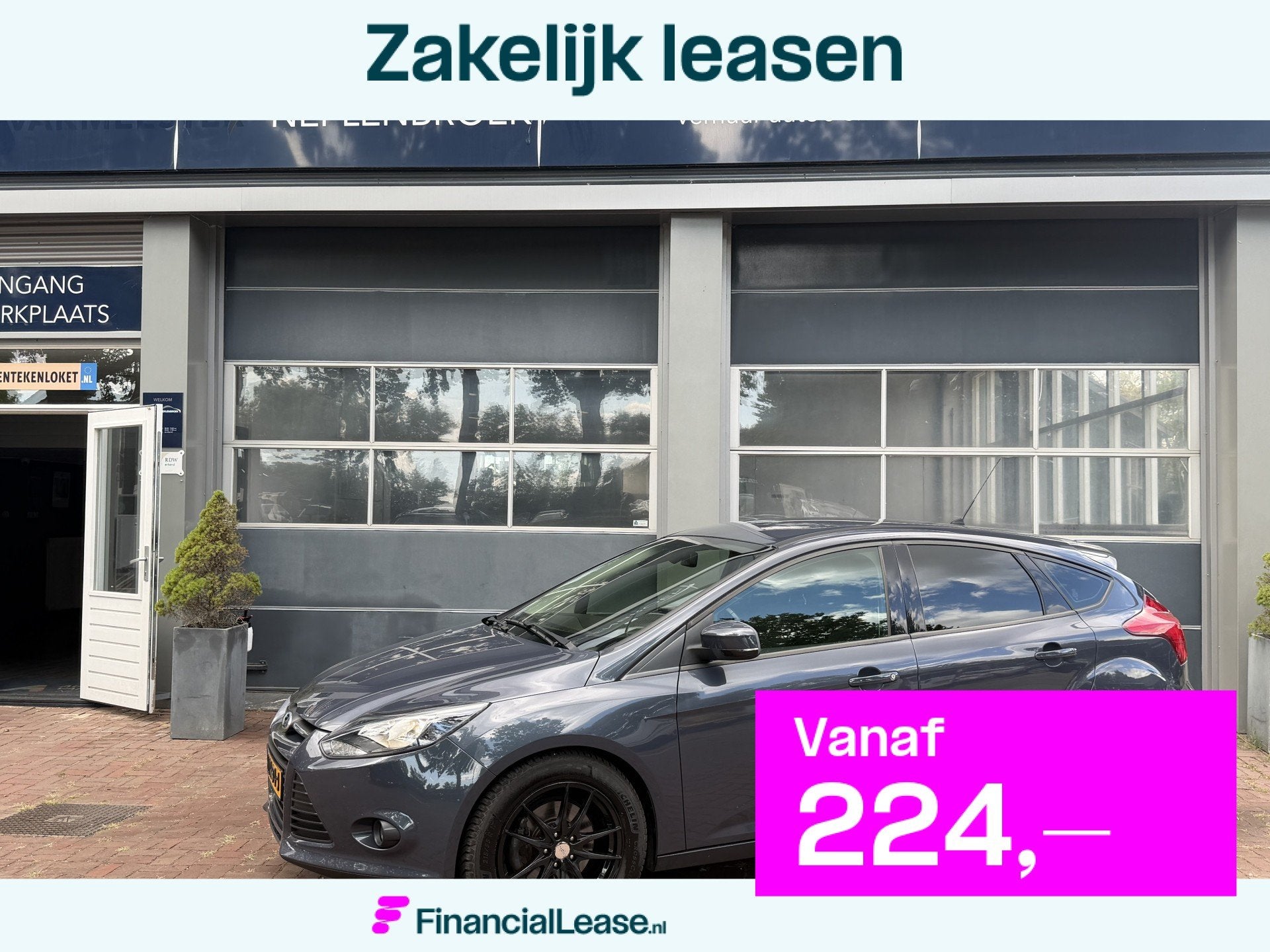 Ford Focus 1.6 EcoBoost Titanium Bj 2013 Navi,17Inch,Clima,C, Stof, Gebruikt, Zwart, 4 cilinders