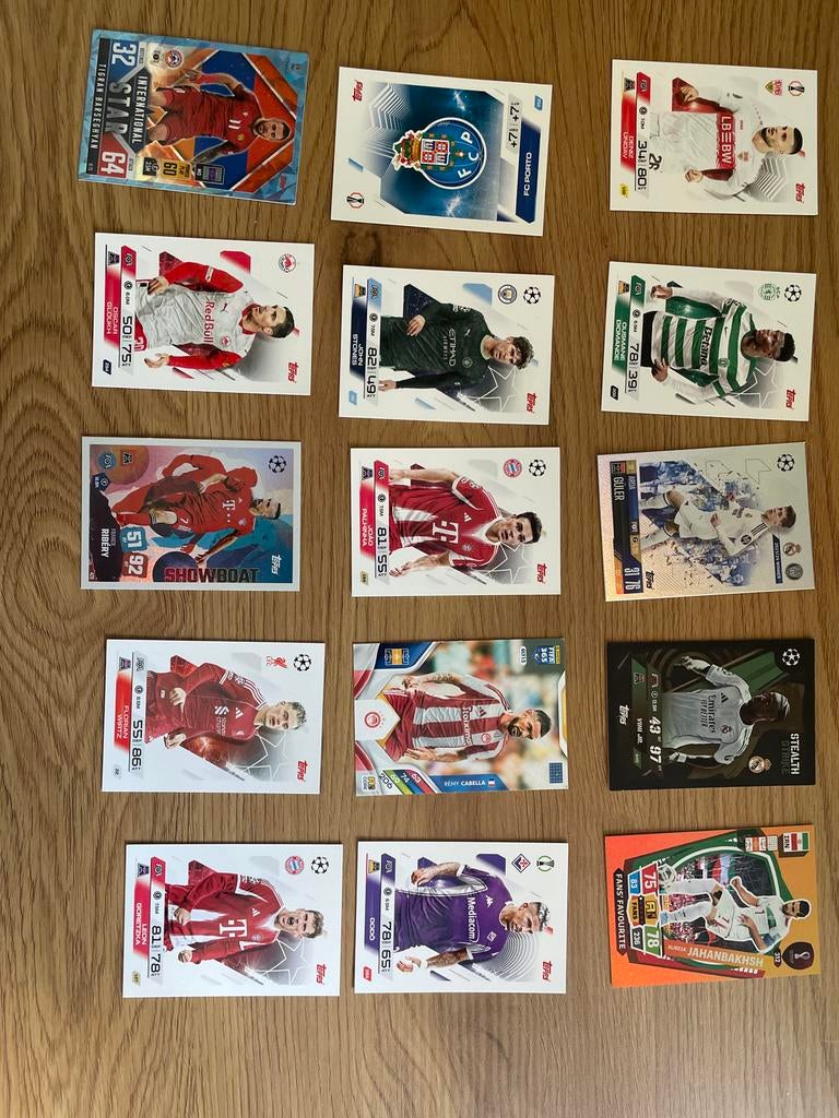 Topps Match Attax Champions League Voetbalkaarten Collectie, Ophalen of Verzenden, Zo goed als nieuw, Meerdere kaarten