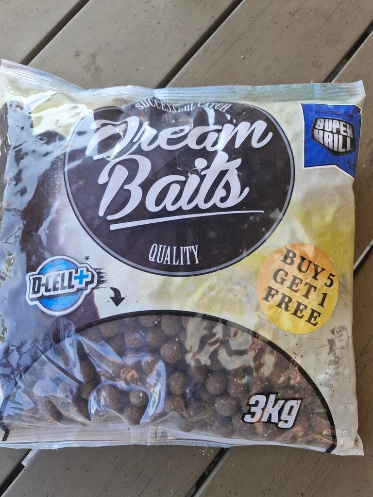 Dreambaits Superkrill Boilies 15mm 3kg, Ophalen of Verzenden, Nieuw, Overige typen