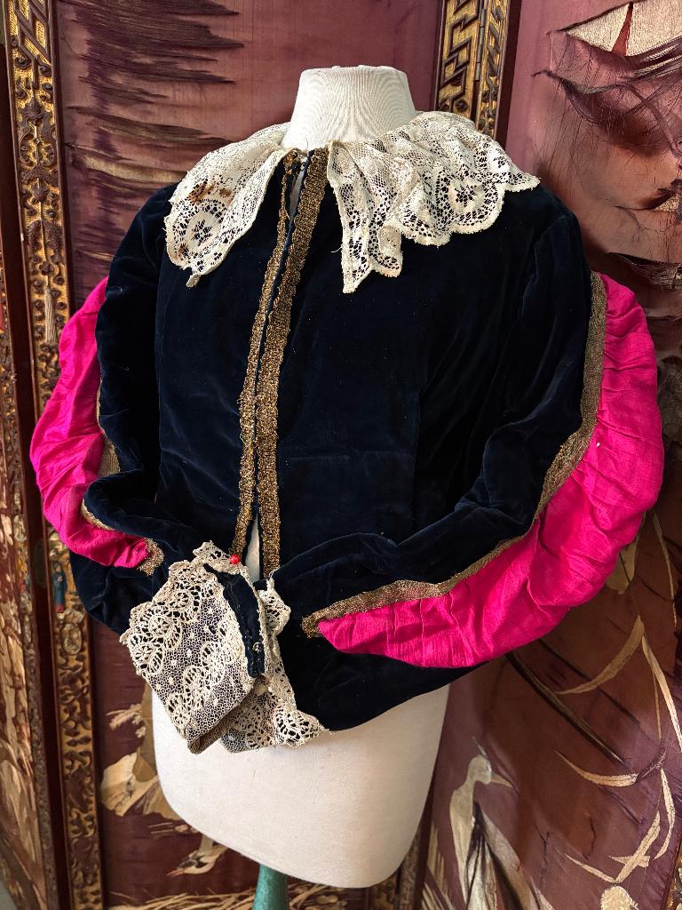 Antieke Franse theater jas eind 1800 begin 1900 renaissance, Verzenden, Dames