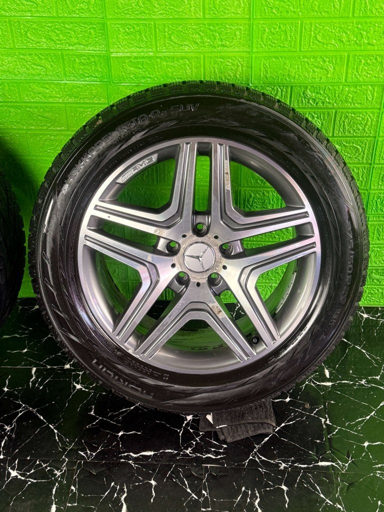 Originele Mercedes G klasse G500 G63 G65 AMG W463 velgen 7MM, Niet ingevuld, Gebruikt, 275 mm, Banden en Velgen