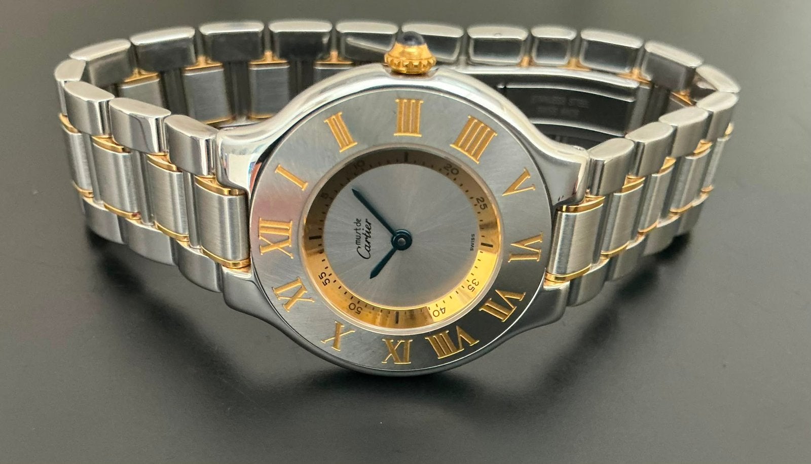 In zeer nette staat een mooie Cartier 21 musf de Cartier, Overige merken, Staal, Ophalen of Verzenden, Zo goed als nieuw