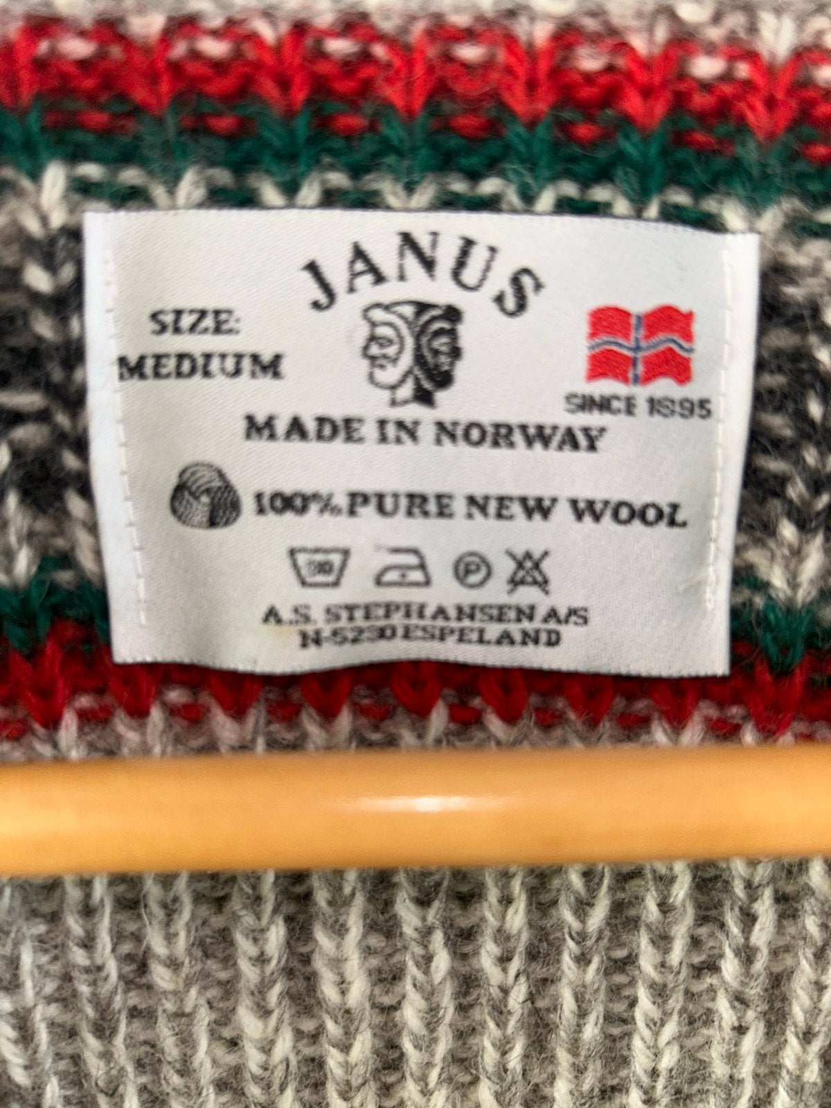 Janus Noorse Trui - 100% Nieuwe Wol - Maat M, Ophalen of Verzenden, Zo goed als nieuw, Maat 48/50 (M), Meerkleurig