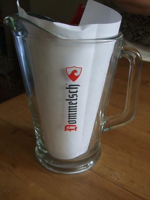 Dommelsch bier pitcher (nr.2), Ophalen of Verzenden, Nieuw, Overige typen, Dommelsch