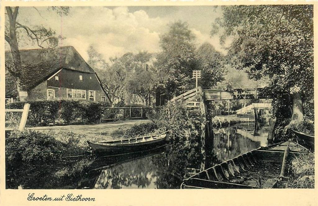 388-451-041 Giethoorn, Verzenden, Voor 1920, Overijssel