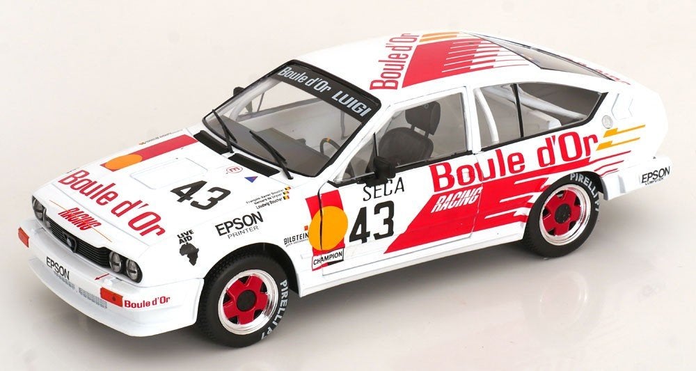 Alfa Romeo GTV6 No.43, 24Hrs Spa 1985 Boucher/de Dryver/Bouc, Solido, Tschuiten@hotmail.com, Auto, Solido