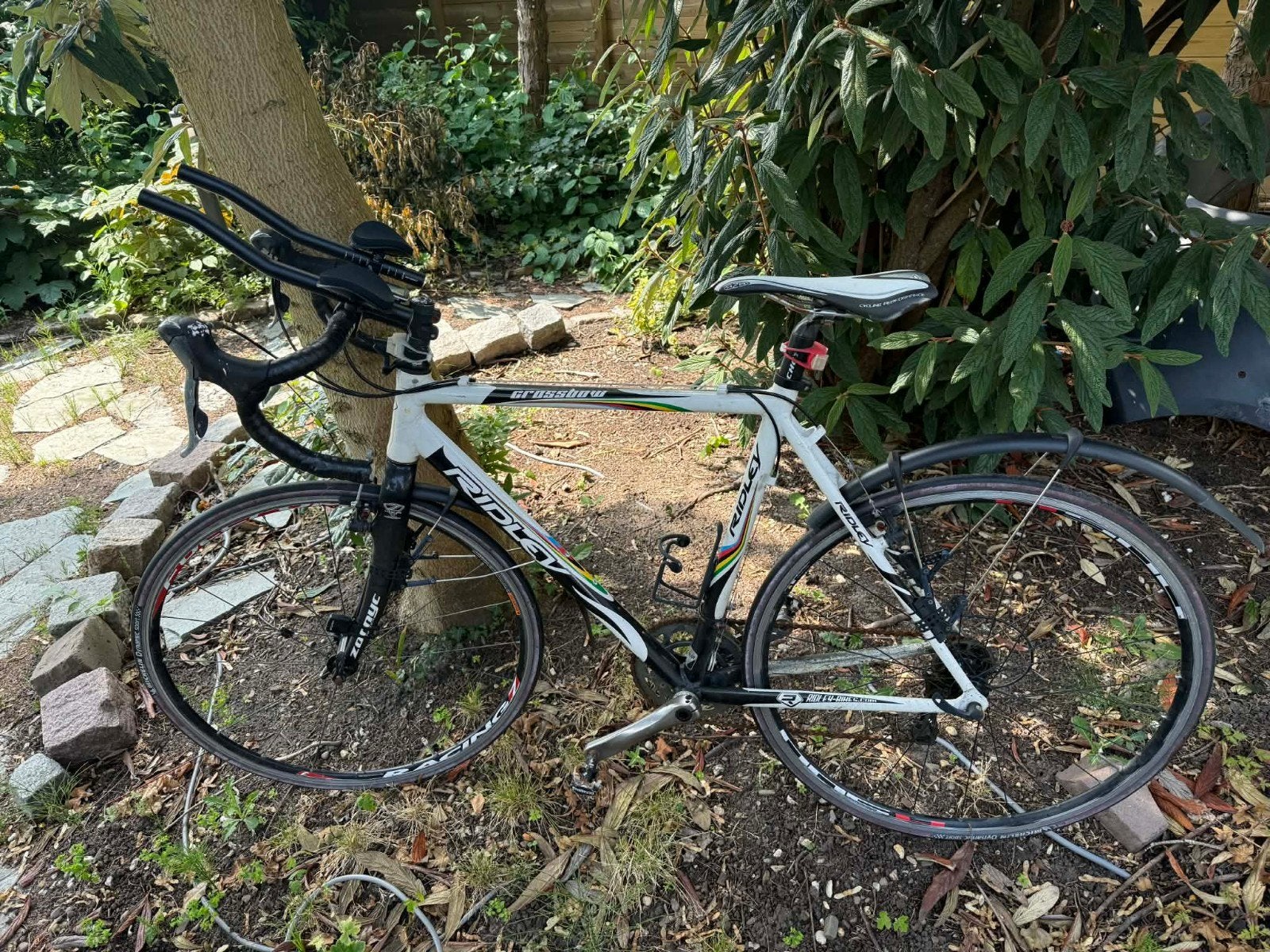Ridley Crossbow Cyclocrossfiets - Wit/Zwart, Fietsen en Brommers, Fietsen | Racefietsen, Gebruikt, Aluminium, Meer dan 20 versnellingen
