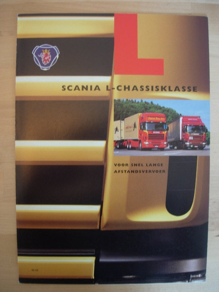 Scania 144L 124L 114L 94L Brochure 1998 – 144 124 114 94 L, Ophalen of Verzenden, Zo goed als nieuw, Overige merken, Scania