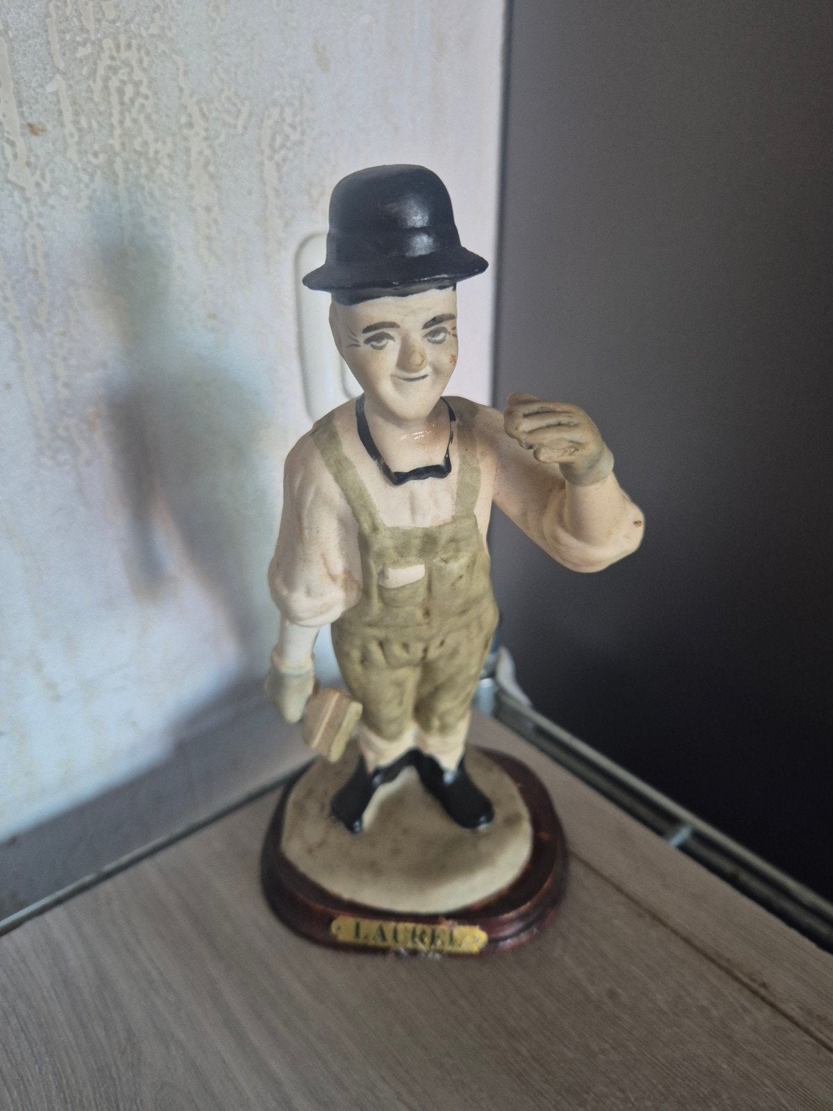laurel hardy beeld, Verzamelen, Ophalen of Verzenden, Zo goed als nieuw, Pop, Beeldje of Miniatuur