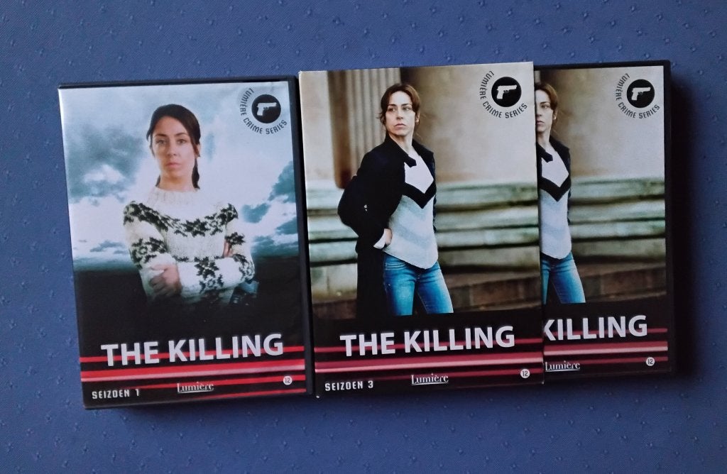 DVD the killing (Lumière) seizoen 1 en 3, Vanaf 12 jaar, Ophalen, Zo goed als nieuw, Thriller