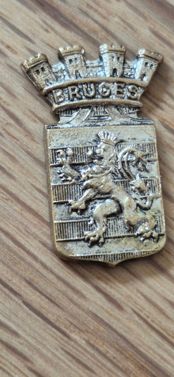 Broches wapen van Brugge, Ophalen of Verzenden, Zo goed als nieuw, Sport